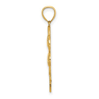 14K 4-Leaf Clover Charm-K7285