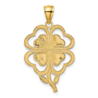 14K 4-Leaf Clover Charm-K7285
