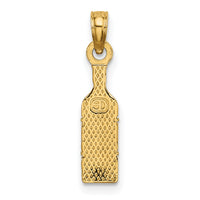 14K Wine Bottle Charm-K7288