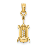 14K Wine Opener Charm-K7294