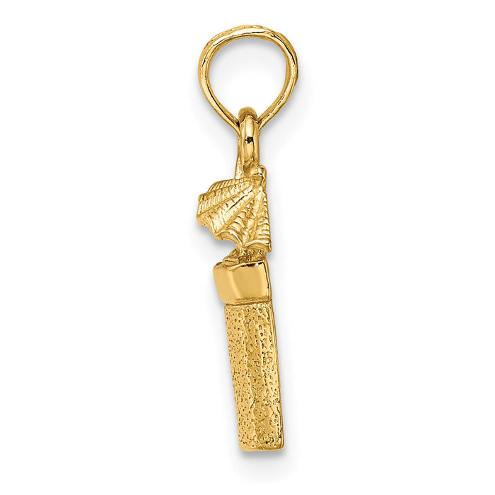 14K Cocktail Drink w/ Umbrella Charm-K7306