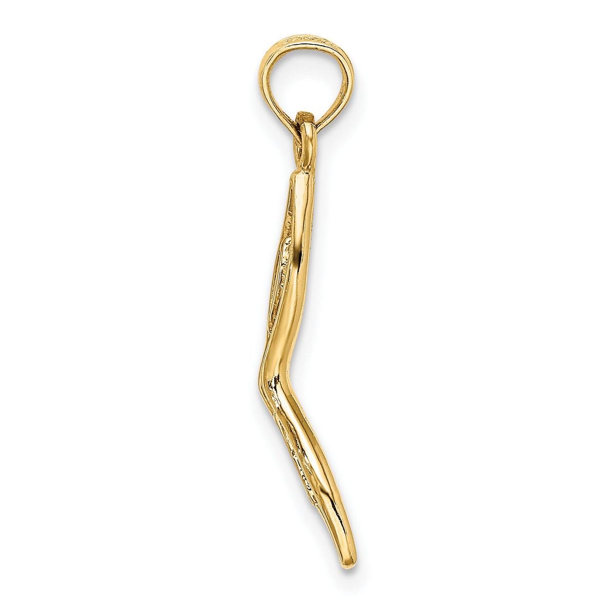 14K 3-D Beveled Masquerade Mask Charm-K7315