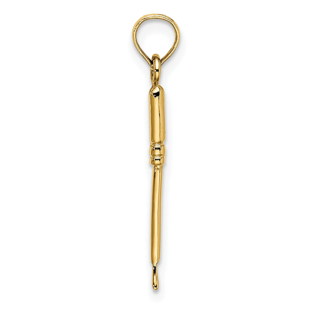 14K 3-D Weeding Garden Tool Charm-K7319