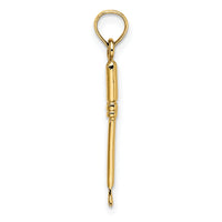 14K 3-D Weeding Garden Tool Charm-K7319