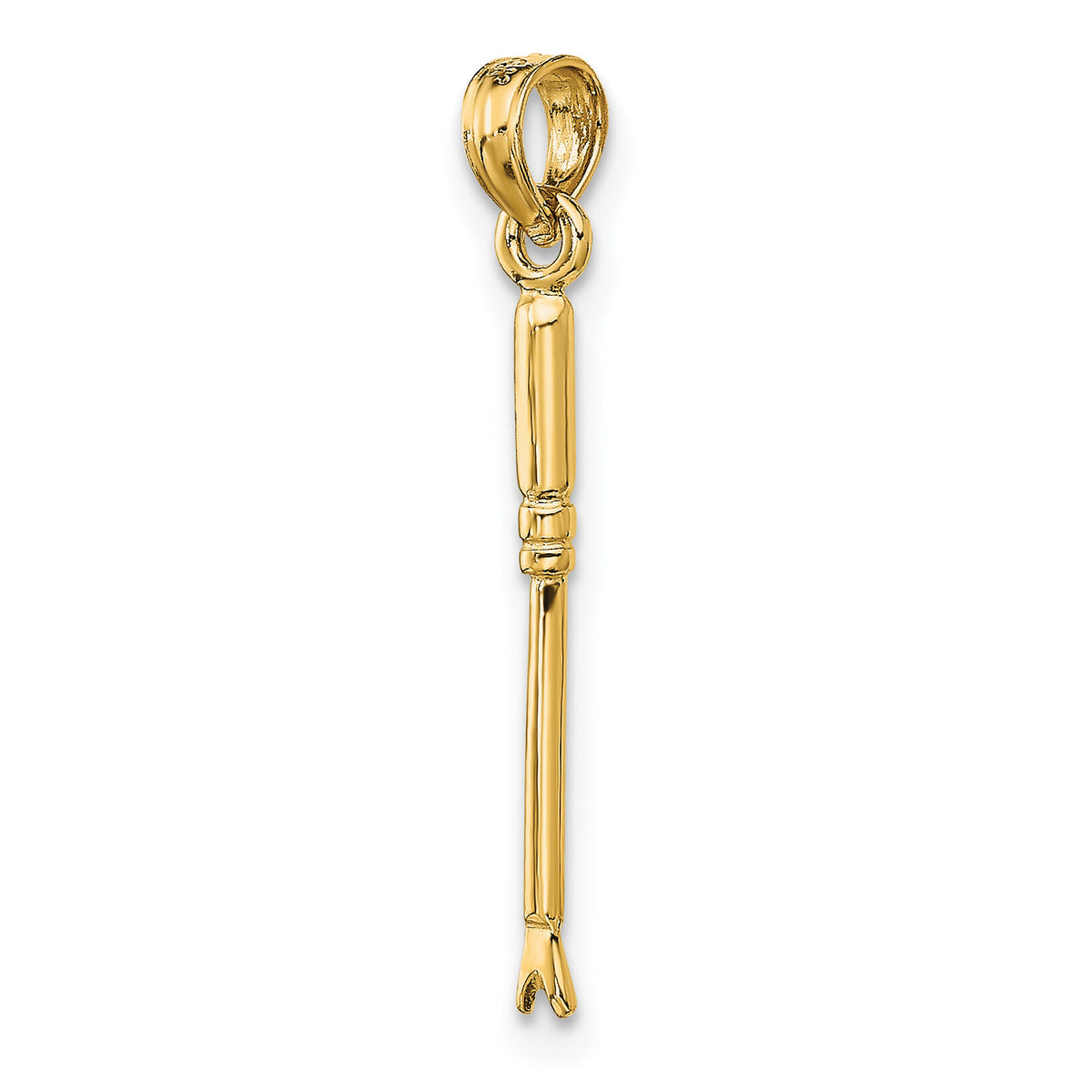 14K 3-D Weeding Garden Tool Charm-K7319