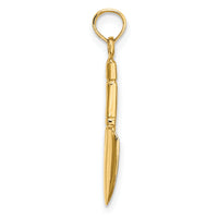 14K 3-D  Trowel Garden Tool Charm-K7320