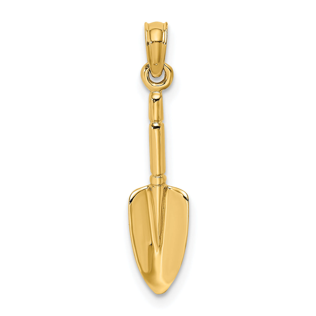 14K 3-D  Trowel Garden Tool Charm-K7320