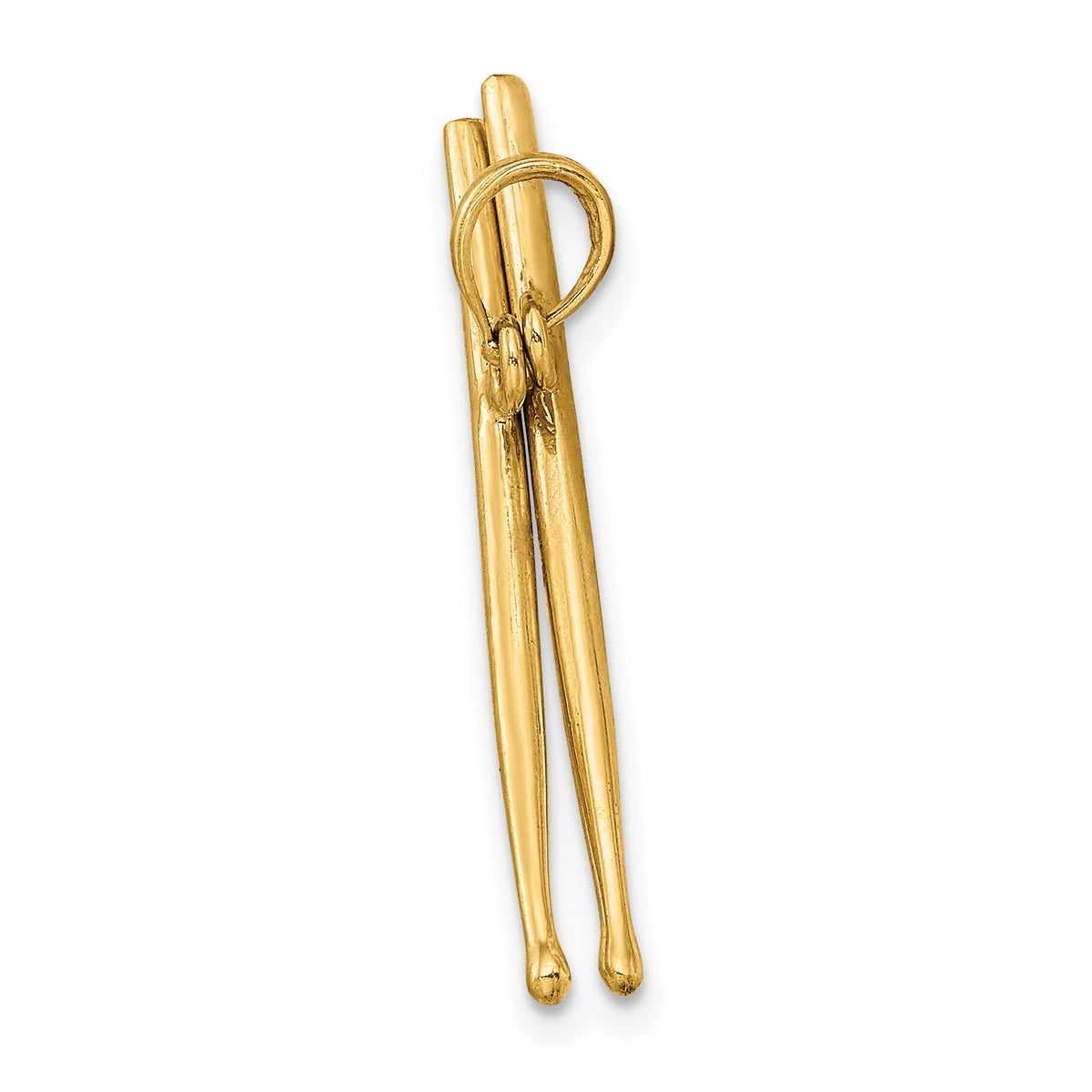 14K 3-D Moveable Drum Sticks Charm-K7329