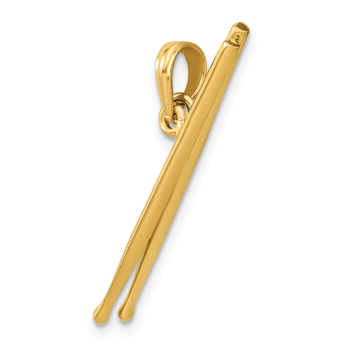 14K 3-D Moveable Drum Sticks Charm-K7329