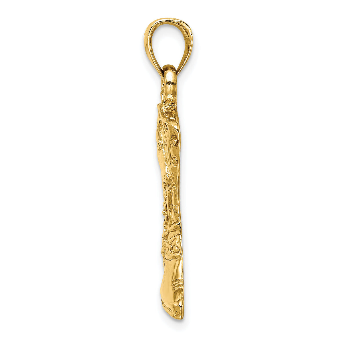 14K Cowboy Boot with Spur Charm-K7330