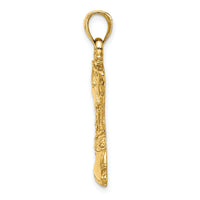 14K Cowboy Boot with Spur Charm-K7330