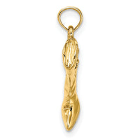 14K 3-D Cowboy Boot Charm-K7331