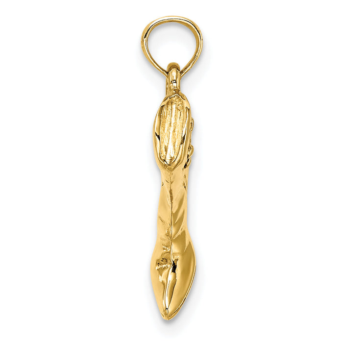 14K 3-D Cowboy Boot Charm-K7331