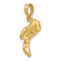 14K 3-D Cowboy Boot Charm-K7331