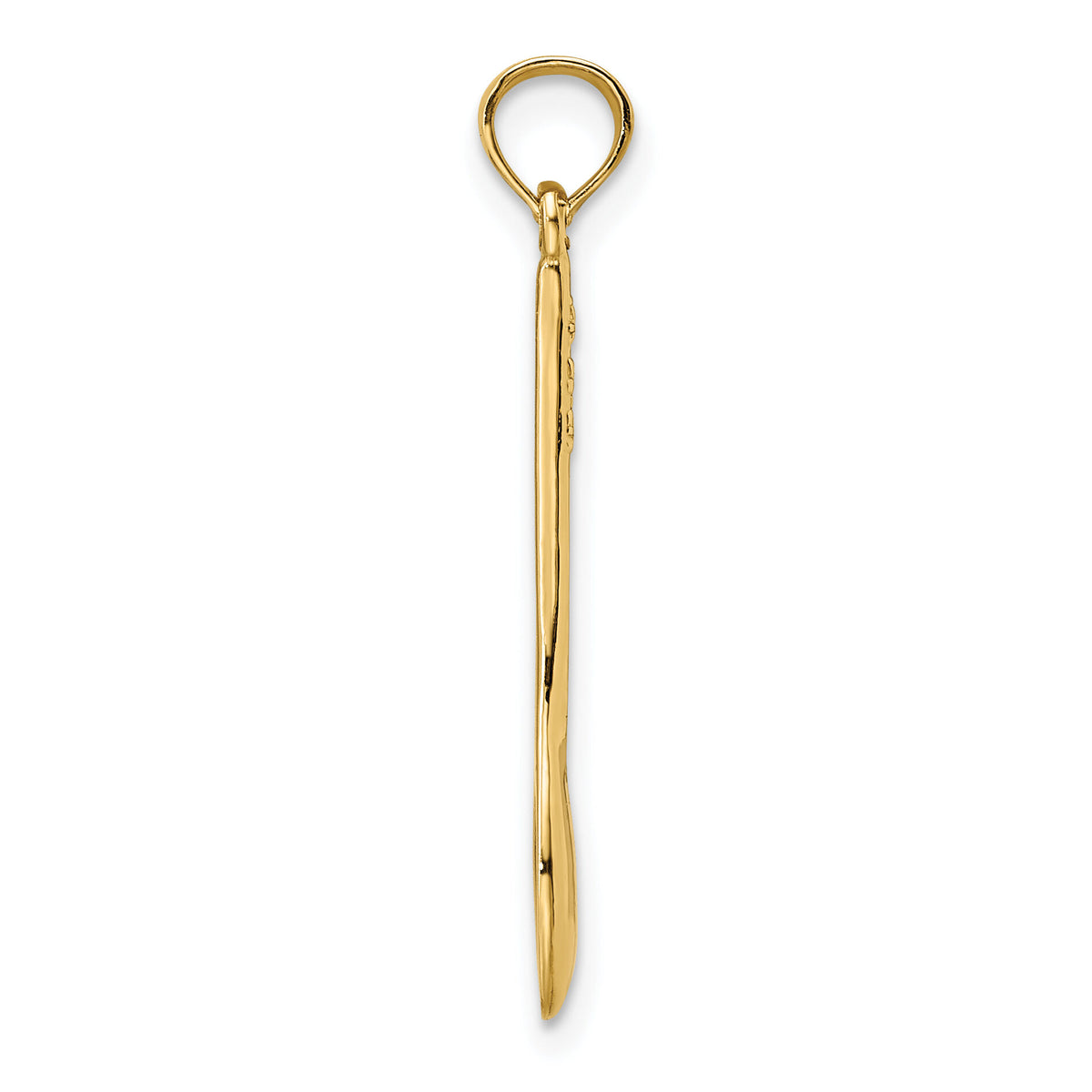 14K Polished 3-D Spoon Charm-K7342