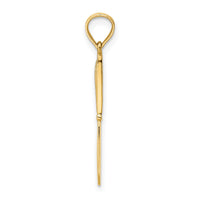 14K 3-D Polished Table Knife Charm-K7344