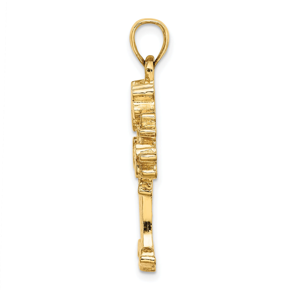 14K Cut-Out Money Tree Charm-K7348