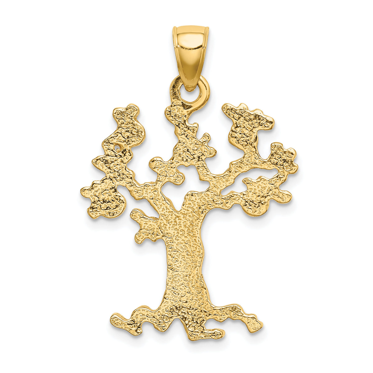 14K Cut-Out Money Tree Charm-K7348