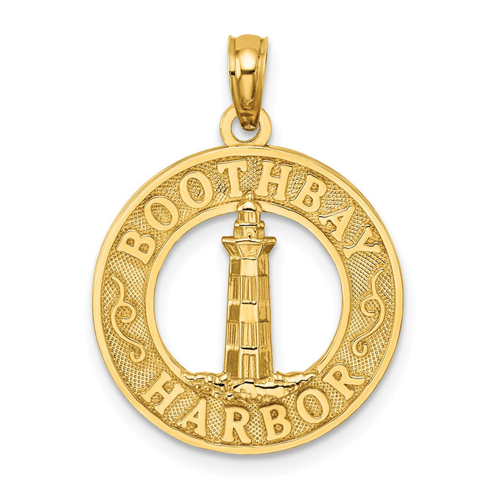 14K BOOTHBAY HARBOR Lighthouse Charm-K7370