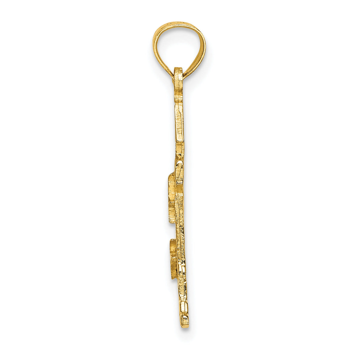 14K Lighthouse With Seagulls Charm-K7374