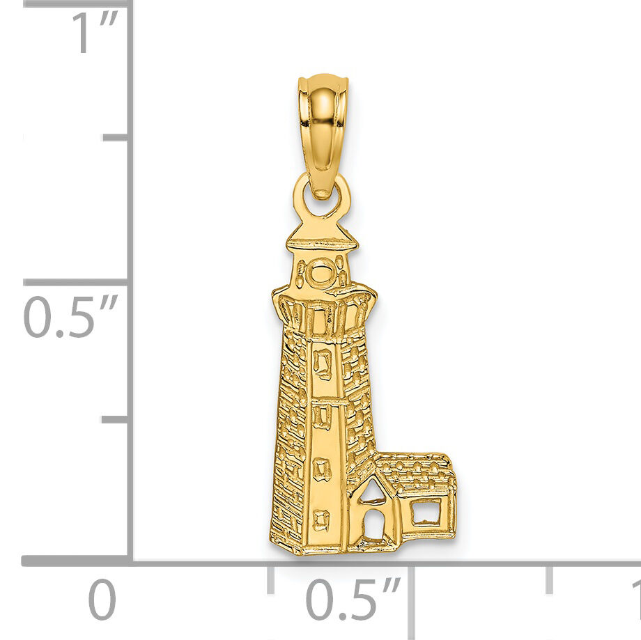 14K Lighthouse Charm-K7380