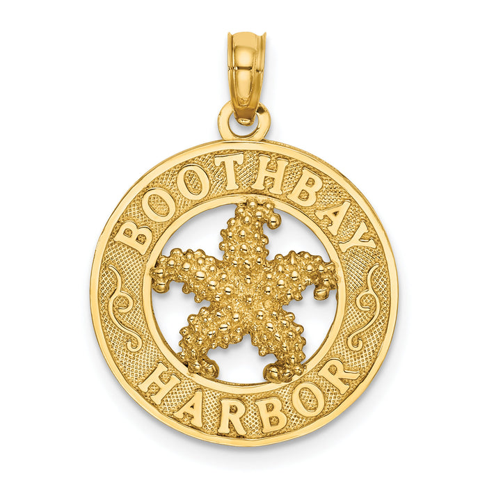 14K BOOTHBAY HARBOR Starfish Charm-K7381