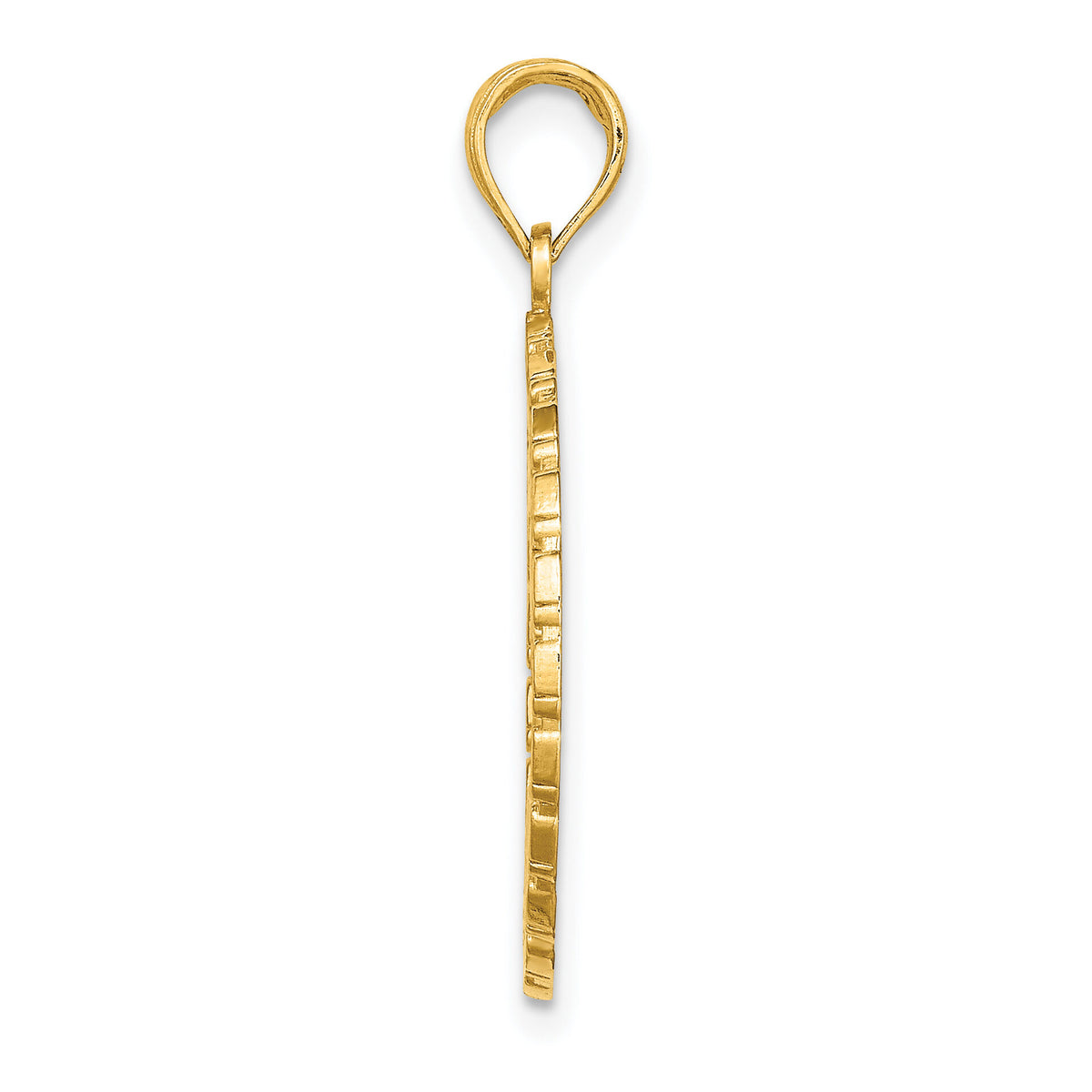 14K PUERTO RICO Palm Tree Charm-K7385