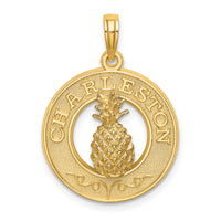 14K CHARLESTON Pineapple Charm-K7386