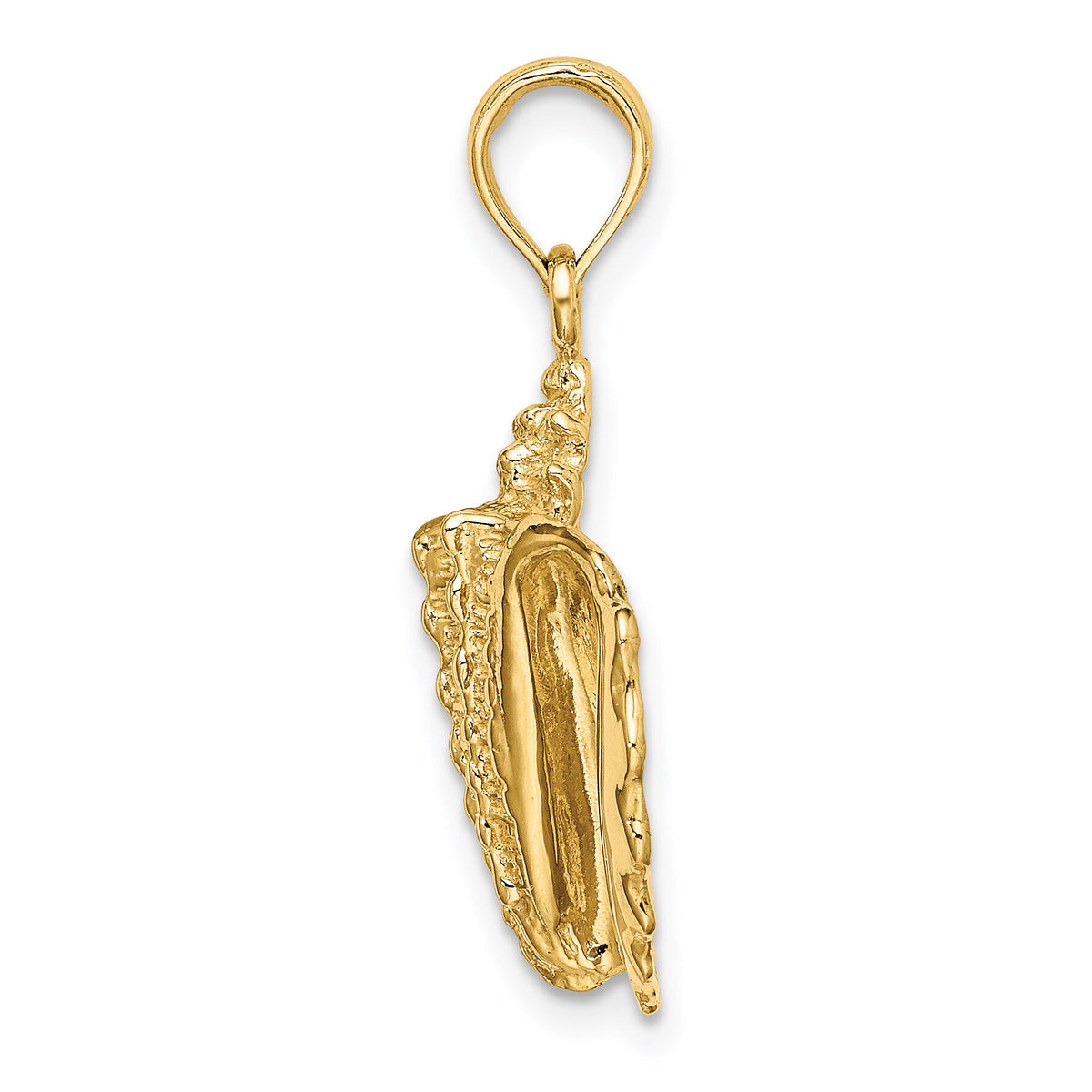 14K Conch Shell Charm-K7397