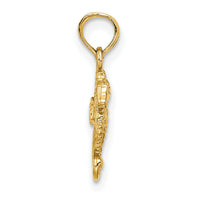 14K Mini Seahorse Charm-K7400