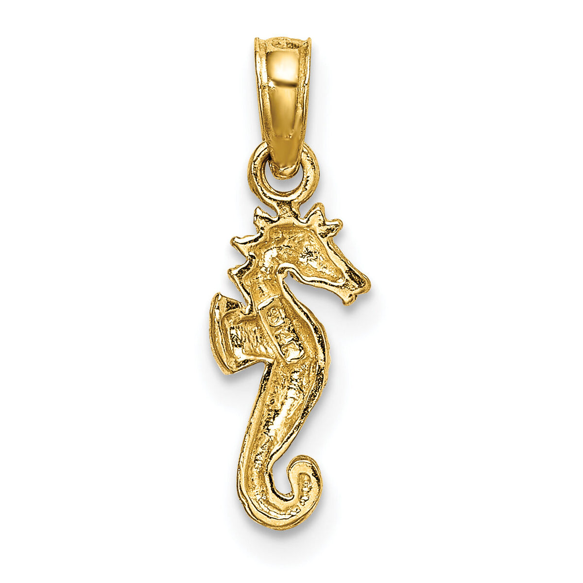 14K Mini Seahorse Charm-K7400