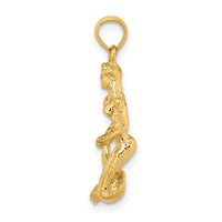 14K 3-D Mermaid Charm-K7408