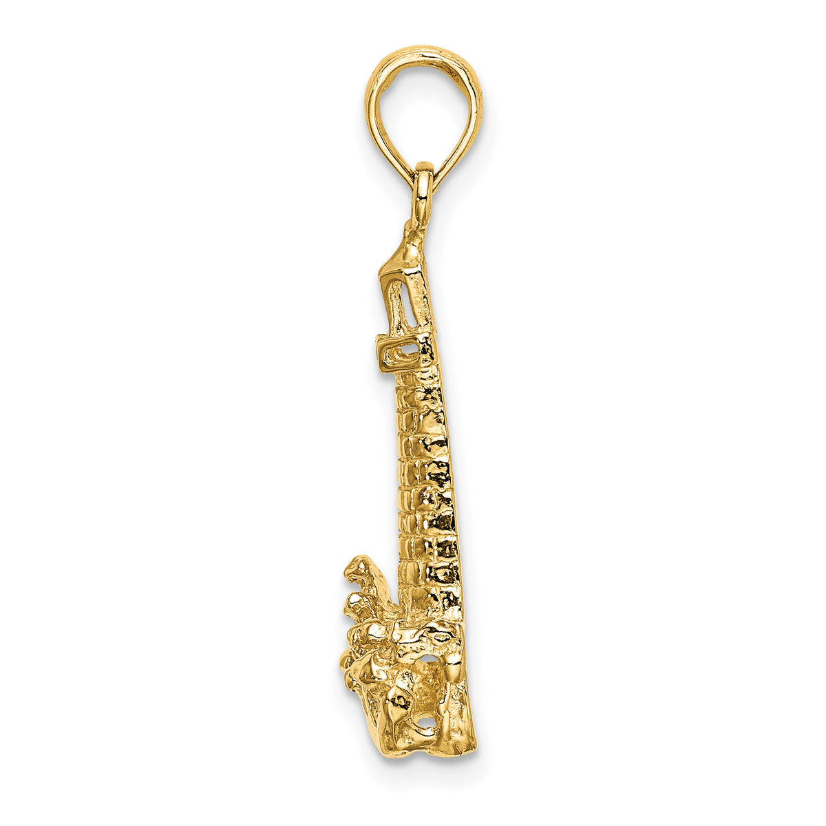 14K Lighthouse W/ Wave Charm-K7410