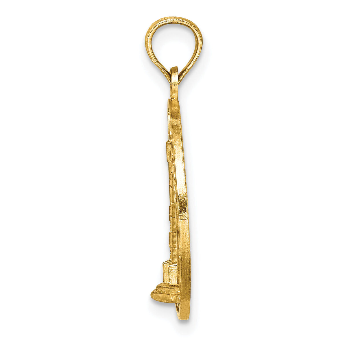 14K OCEAN CITY w/ Lighthouse Charm-K7462