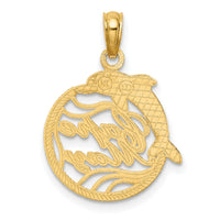 14K CAPE MAY w/ Dolphin Charm-K7463