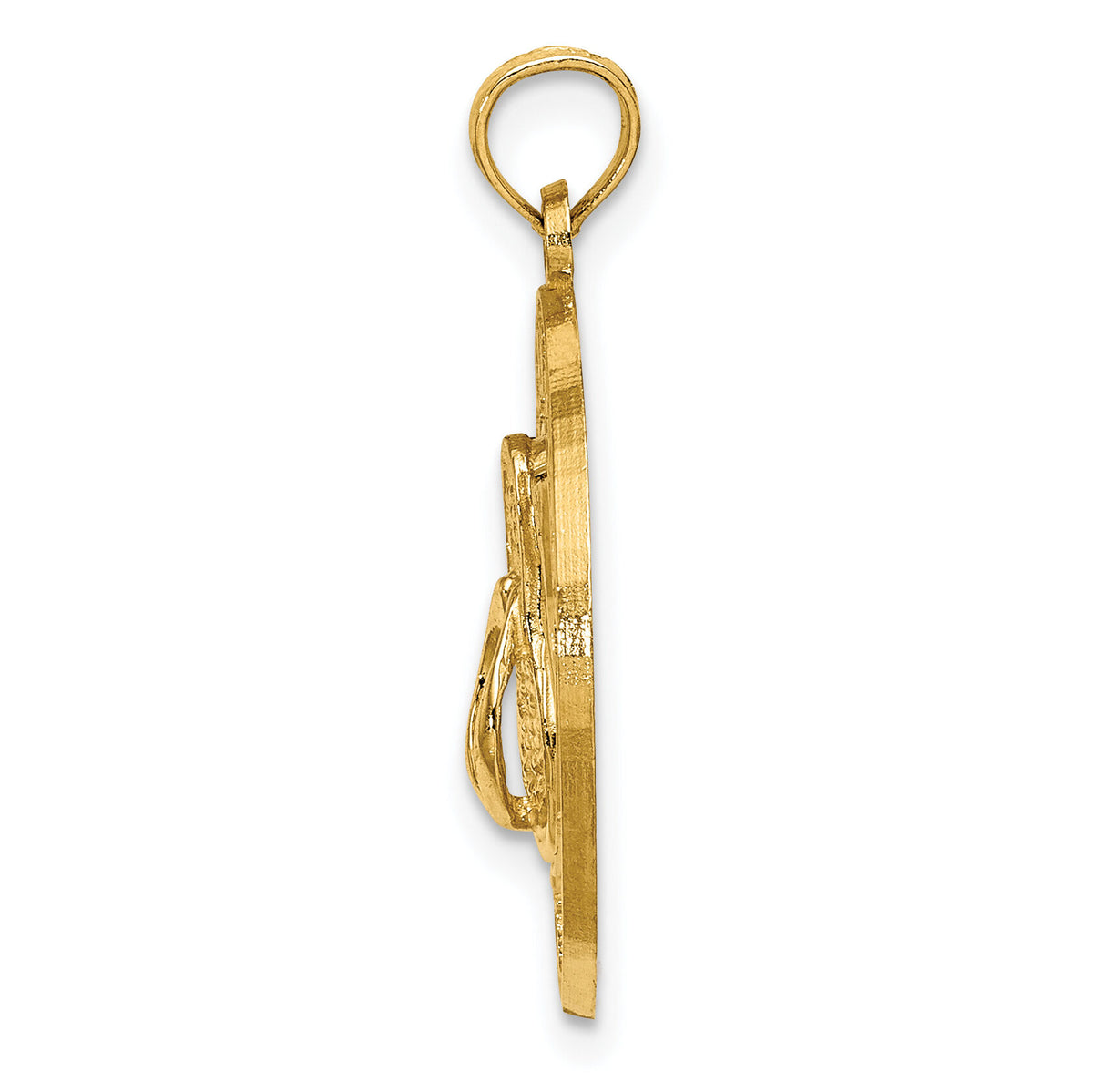 14K OCEAN CITY, NJ w/ Flip Flops Charm-K7493