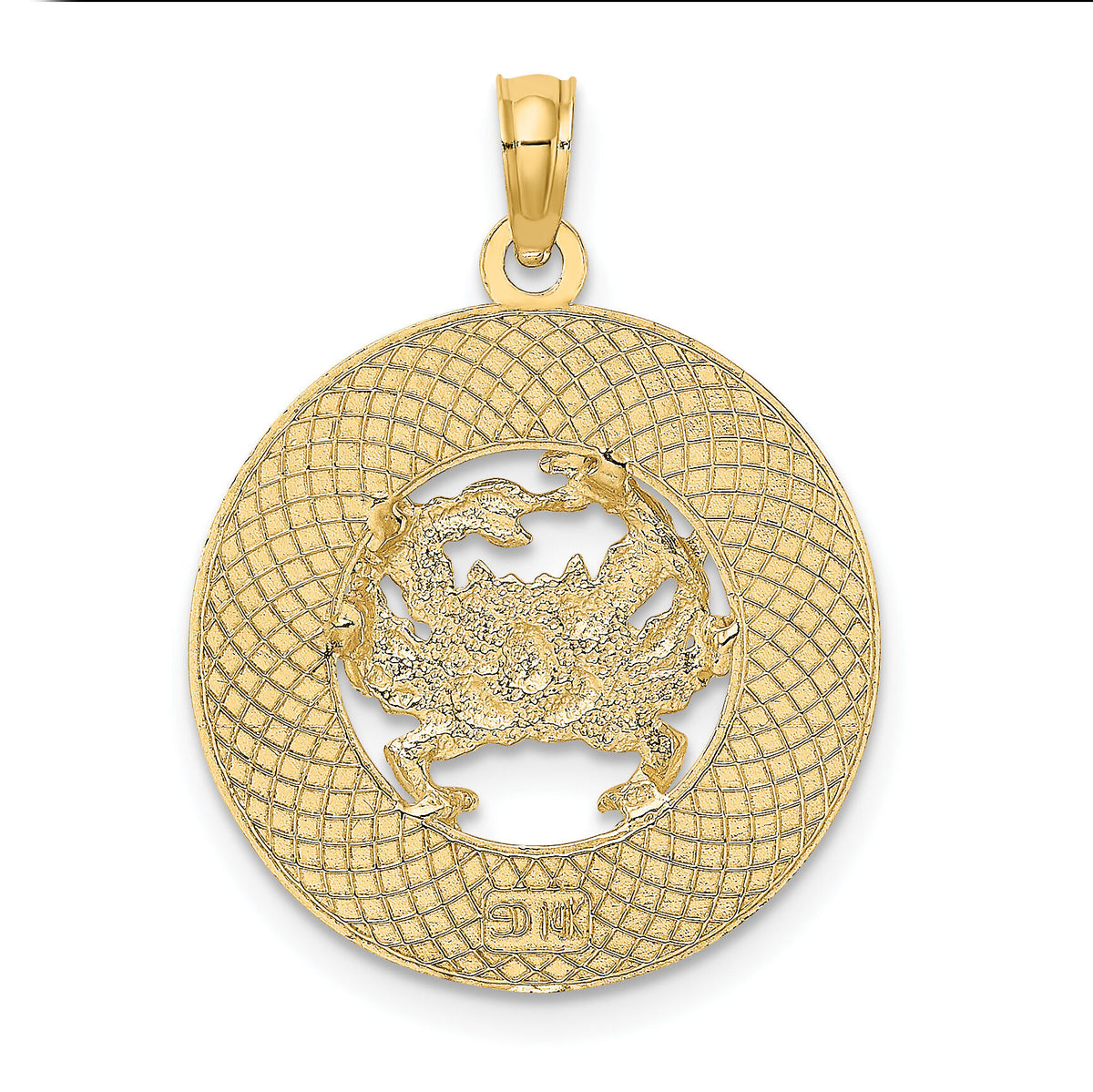 14K CAPE MAY w/ Crab Charm-K7495