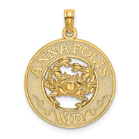 14K ANNAPOLIS MD Crab Charm-K7508