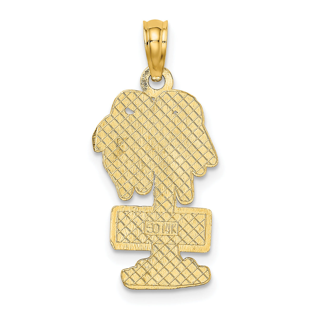 14K MYRTLE BEACH Palm Tree Charm-K7513