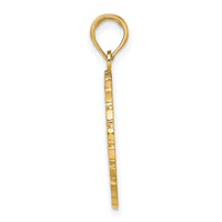 14K JAMAICA and Palm Tree Disk Charm-K7517
