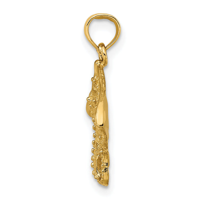 14K Stingray Charm-K7521