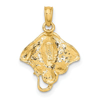 14K Stingray Charm-K7521