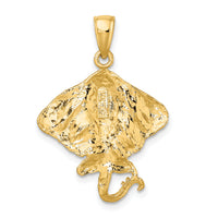 14K Stingray Charm-K7538