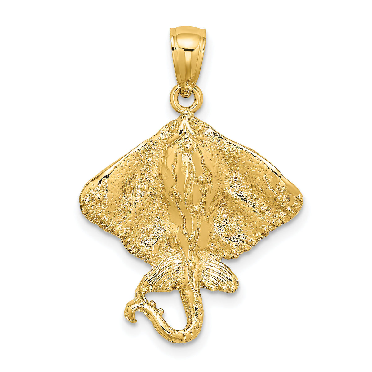 14K Stingray Charm-K7538