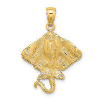 14K Stingray Charm-K7538
