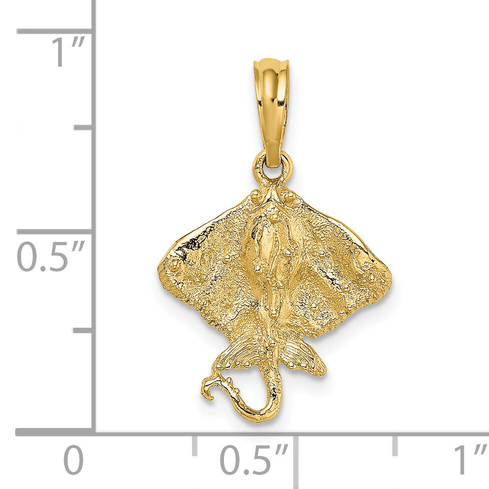14K Stingray Charm-K7546