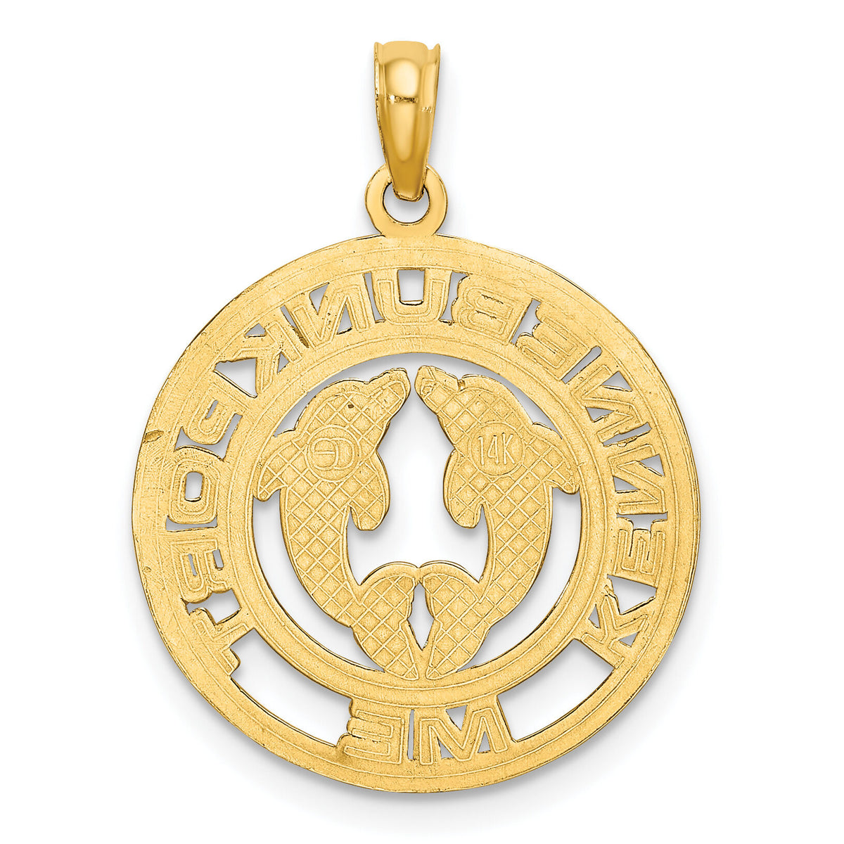 14K KENNEBUNKPORT Dolphins Charm-K7551