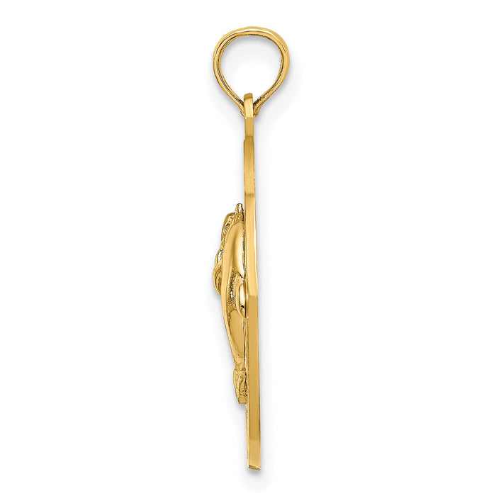 14K KENNEBUNKPORT ME Dolphins Charm-K7552