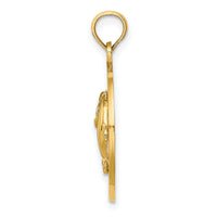14K CANCUN w/Dolphin Circle Charm-K7569