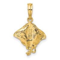 14K Stingray Charm-K7578